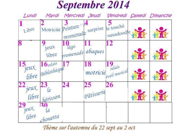 Mois de septembre - coloriage mois d'avril maternelle